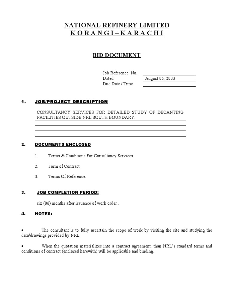 Consultancy Services Decanting | PDF | Civil Law (Legal System ...
