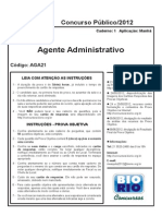 Agente Administrativo Cad 1 (Mesquita)