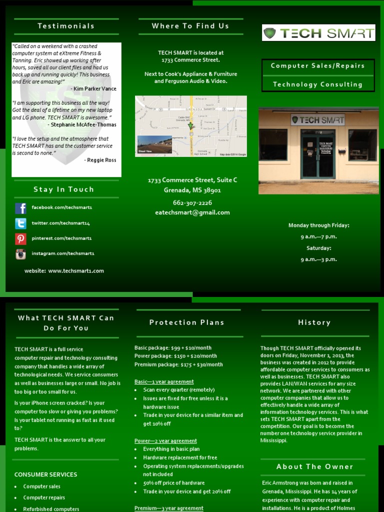 Tech Smart Brochure | PDF | Tablet Computer | Personal Computing