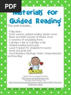 guided reading materials