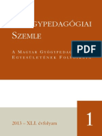 Gyógypedagógiai Szemle 2013/1