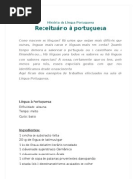 Receituário à portuguesa_História da Língua