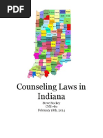 Indiana Counseling Laws