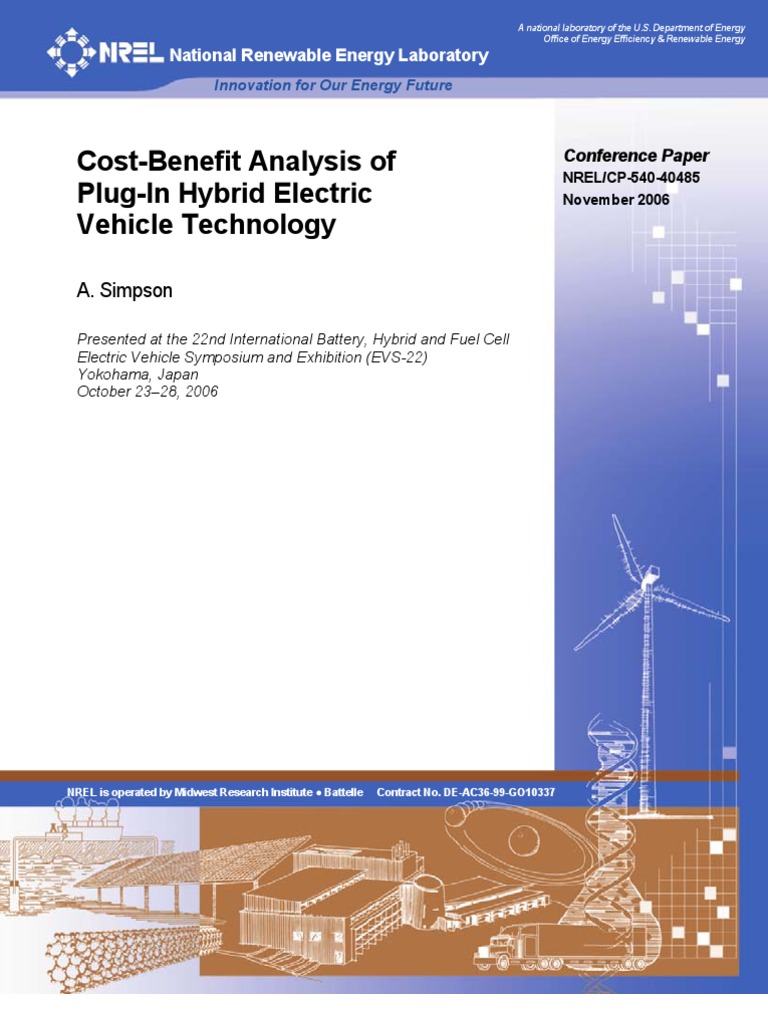 Plug-In Hybrid Electric Vehicle Technology | PDF