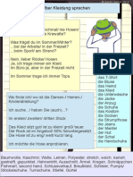 Redemittel Kleidung