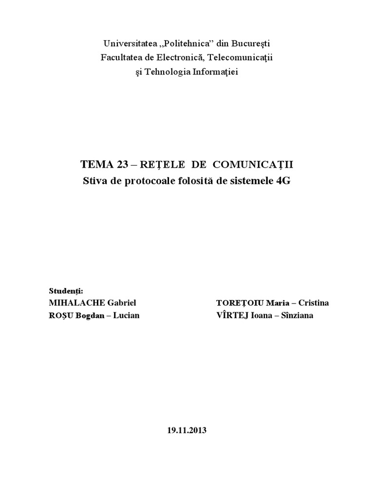 Stiva de Protocoale | PDF