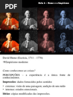 Aula 6 Hume e o Empirismo