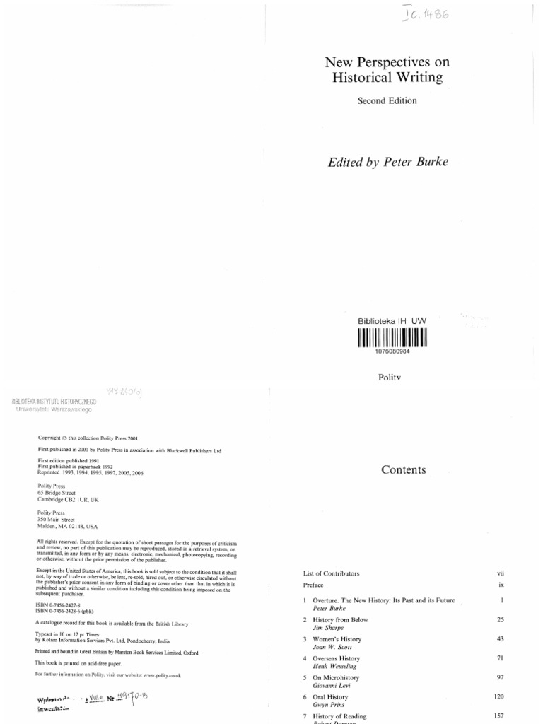 New Perspectives On Historical Writing Pdf