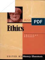 (Nancy Sherman) Aristotle's Ethics Critical Essay