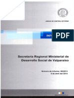 Informe Final 50-13 Secretaría Regional Ministerial de Desarrollo Social Sobre Auditoría de Programas y Ficha de Protección Social - Abril 2014 (1)
