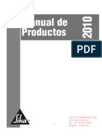 Catalogo Con Todos Los Productos de Sika