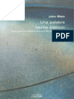 Main, John - Una Palabra Hecha Silencio PDF