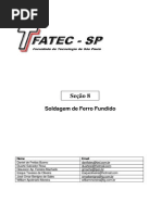 Soldagem Ferro Fundido