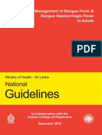 Guidelines for the Management of DF and DHF in Adults