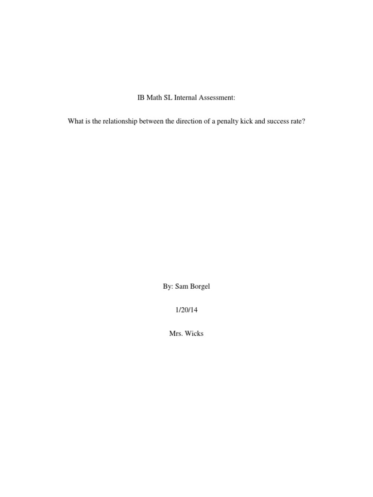 Penalty Kick Success Rates in Soccer | PDF | Association Football ...