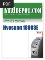 Download Hyosung 1800SE ATM Machine Owners Manual by pdfshearing SN222784715 doc pdf