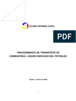 Procedimiento Transporte de Combustible (Globopetrol)