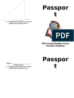 Passpor T: Name: - Fifth Grade C. R. Weeks Elementary School 2009-2010 School Year