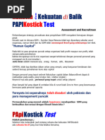 Panduan Skoring Tes PAPI Kostick | PDF | Pengembangan Diri