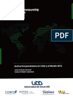 GEM Chile 2012 Reporte Actitud Emprendedora Web