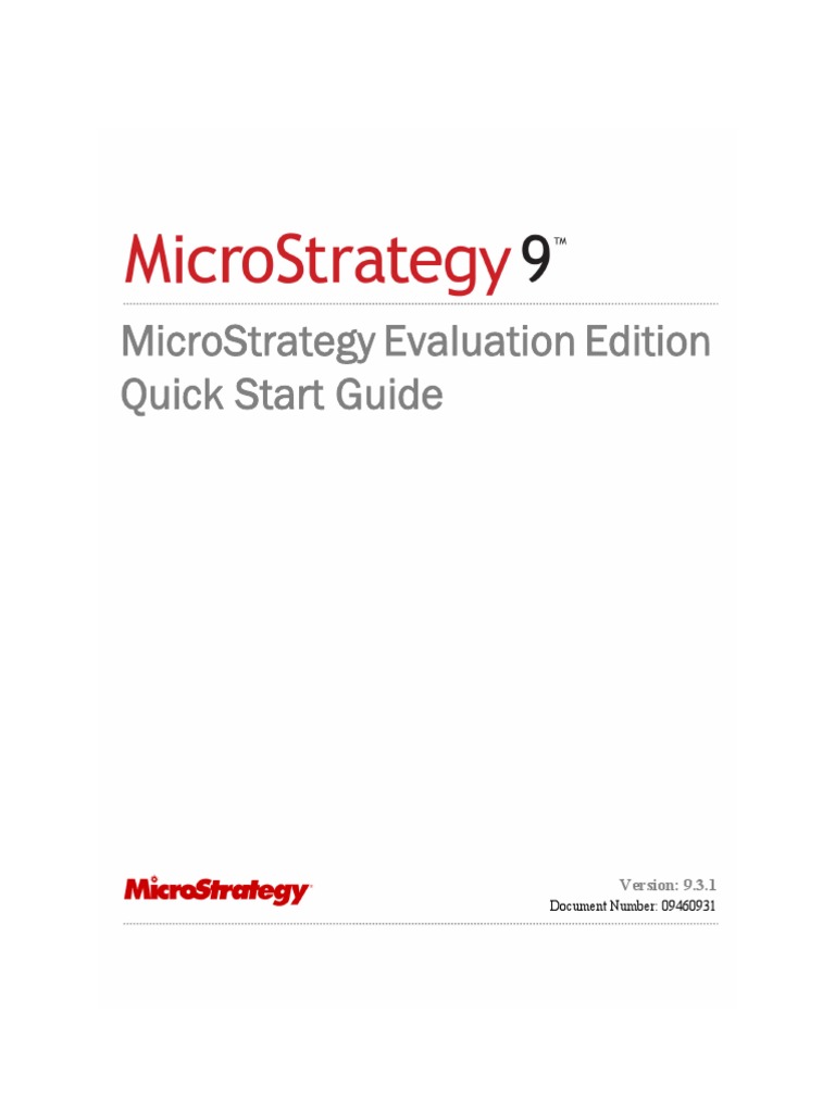 Evaluation Quick Start Guide | PDF | Windows Server 2003 | Microsoft Excel