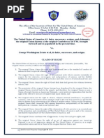 The United States of America Vs George Washington Estate