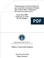 Programa de Construccion Militar Fuerza Aerea EUA 2010