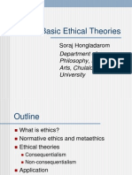 Basic Ethical Theories: Soraj Hongladarom
