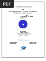 Download Project on Sbi Retail Banking by Vivek KumarDarbhanga by vivekkumar8833 SN22281794 doc pdf