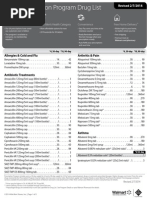 Walmart Four Dollar Generic Drug List Medical Prescription Walmart