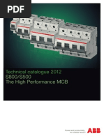 Technical Catalogue of ABB Make MCBs