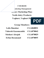 3years Marketing Plan: Nestle Dairy Products: Yoghurt, Yoghurt Drink