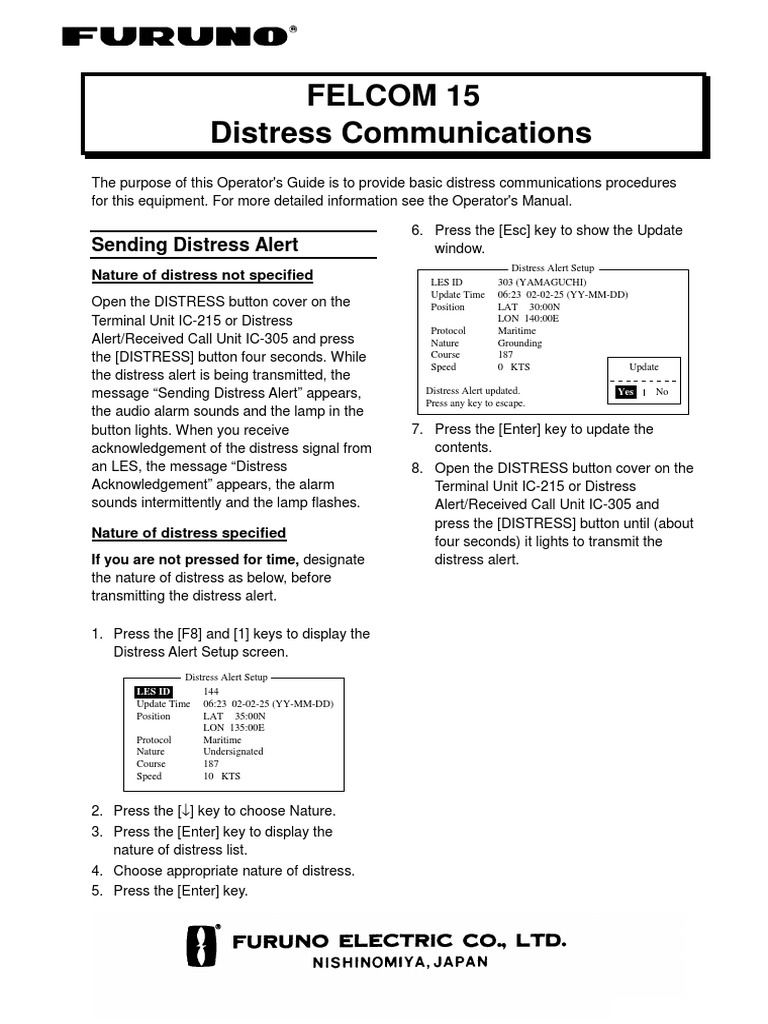 Distress Communication Procedures Guide | PDF | Telecommunications ...