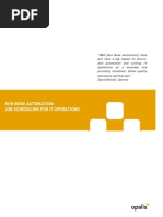 Run Book Automation Job Scheduling for IT Operations
