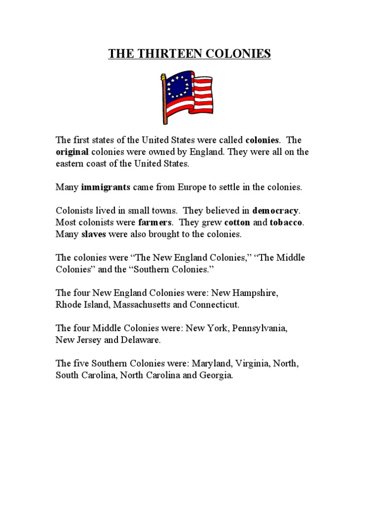 Overview of the Thirteen Colonies | PDF | Travel