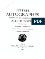 Lettres autographes