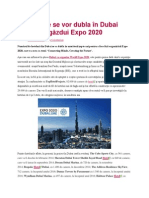 Hotelurile Se Vor Dubla În Dubai Pentru A Găzdui Expo 2020
