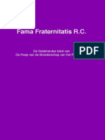 Fama Fraternitatis RC Nederlandse Tekst Geschreven en Gesproken de Roep Van de Broederschap Van Het Rozenkruis