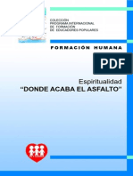 Espiritualidad Donde Acaba El Asfalto, Benjamín González Buelta