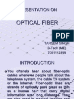 Presentation On: Optical Fiber