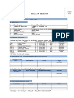 Biodata Rekrutmen 2013