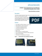 Atmel 42209 Thermostat With Touch and Wireless Connectivity Hardware User's Guide AP Note At03197