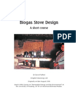 Biosgas Stove Design