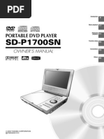 SD-P1700SN: Portable DVD Player