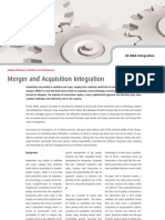 Merger and Acquisition Integration - Four Groups