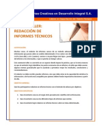 Curso Taller - Redaccion de Informes Tecnicos