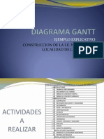 Ejemplo Diagrama Gantt