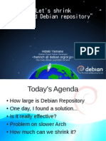 Let's Shrink "Bloated Debian Repository": Hideki Yamane