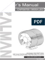 User's Manual: CNPS9700 / 9500A LED