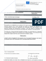 Preg Sobre Liquidación Del Prog Concejala 2013